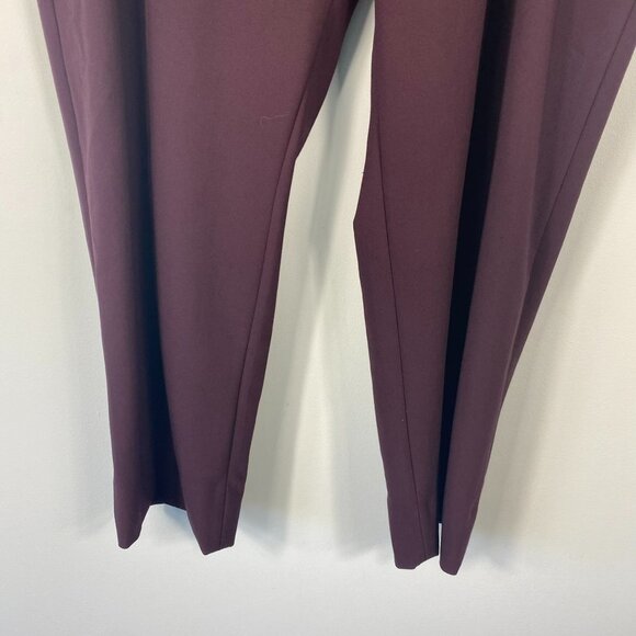 NWT VINCE Pants Plus Size Maroon Burgundy Purple Pull On Career Pants XXXL 3X - Picture 3 of 16